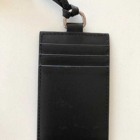 Burberry Calfskin Lanyard Card Case in Black - Picture 4 of 5